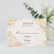 Boda floral de mariposa amarilla y marfil