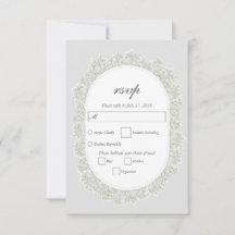 Boda floral de monograma de aliento de bebé Gypsop