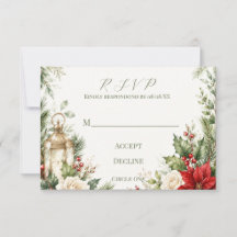 Boda Floral de Navidad Elegante