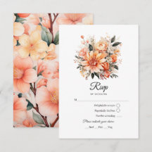 Boda Floral de Peach Fuzz