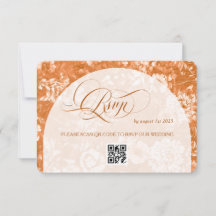 Boda floral de terracota vintage