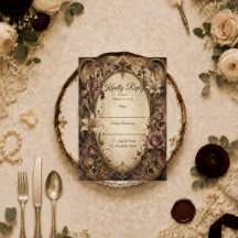 Boda floral elegante Art Nouveau