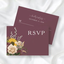 Boda floral elegante de burgundy