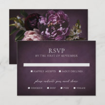 Boda floral maximalista elegante de color púrpura