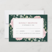 Boda Floral Rosa Claro Eucalipto Verde Esmeralda