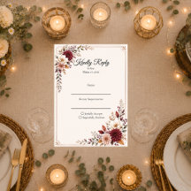 Boda Floral Rústica Borgoña