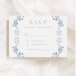 Tarjeta De Confirmación De Asistencia Boda Floral Vintage Moderno<br><div class="desc">Vintage Modern Elegance Floral Wedding RSVP Tarjeta de respuesta para tarjetas Ver la invitación a la boda coincidente y los artículos en Nicho y Nest Store. Chat para solicitar más artículos</div>