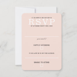Tarjeta De Confirmación De Asistencia Boda Forest Meadow