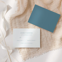 Tarjeta De Confirmación De Asistencia Boda formal de guión elegante