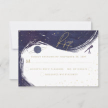 Boda Galaxy Starry Night Sky Blue Purple Gold