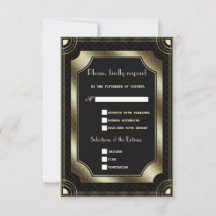 Boda Glam Gold Black Gran Arte Deco