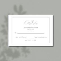 Boda Gris Sencillo Elegante