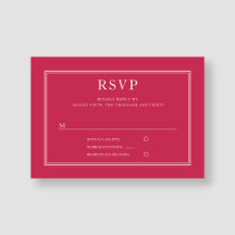 Boda Magenta Formal Elegante Moderna