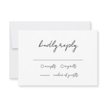 Boda manuscrito minimalista negro y blanco