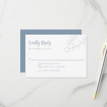 Boda minimalista boho azul polvoriento