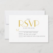 Boda minimalista elegante blanco y oro