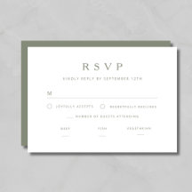 Boda Minimalista Elegante Verde Salvia