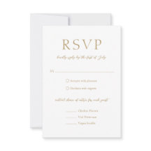 Boda moderno audaz dorado simple