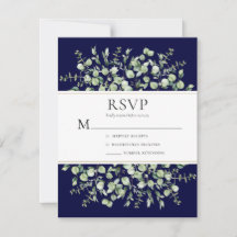 Boda Navy Blue Eucalyptus