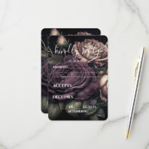 Boda personalizada de rosa rosa polvorienta púrpur