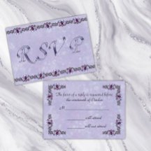 Boda Pewter and Purple Jewel