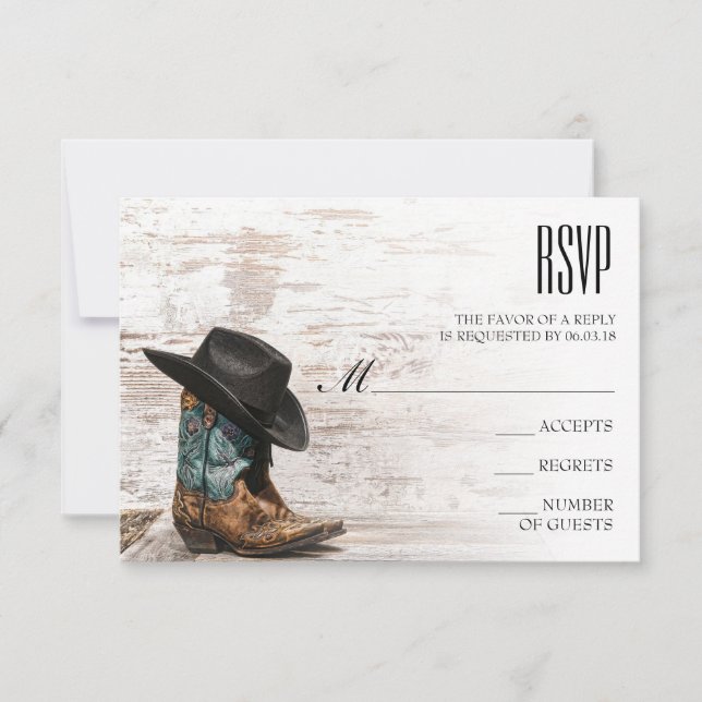Tarjeta De Confirmación De Asistencia Boda por país (tarjeta RSVP) (Anverso)