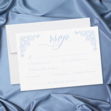 Boda Rococó Regio Vintage Elegante Azul Francés