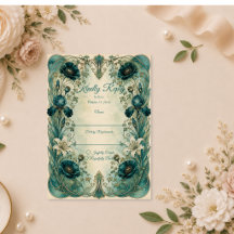 Boda romántica botánica Art Nouveau temperamental
