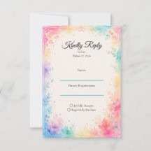Boda Romántica con Acuarela Pastel Caprichosa