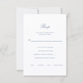 Tarjeta De Confirmación De Asistencia Boda Romántica de Cisnes Rústicos Vintage Respuest