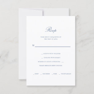 Tarjeta De Confirmación De Asistencia Boda Romántica de Cisnes Rústicos Vintage Respuest