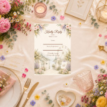 Boda romántica en jardín costero