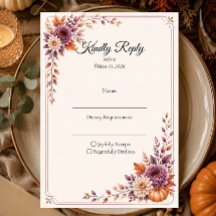 Boda Rústica de Otoño