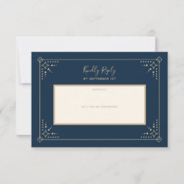 Tarjeta De Confirmación De Asistencia Boda Stardust