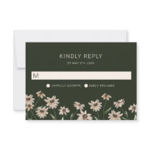 Boda verde moderno simple