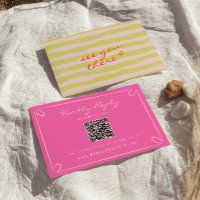 Bodas con código QR caprichosas con pinceladas a m