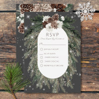 Boho Charcoal Pine Winter Sparkle Two Dinner