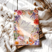 Boho Victorian Royal Floral Boda