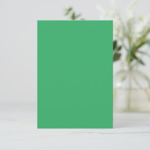 Tarjeta De Confirmación De Asistencia Botón personalizado esmeralda verde