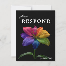 Tarjeta De Confirmación De Asistencia 🌈 Budget Petals & Plates