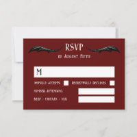 Burgundy Dragon Monograma Fantasía Boda