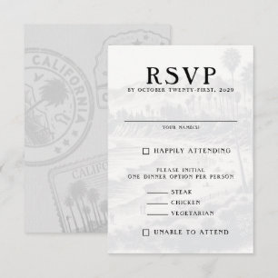 Tarjeta De Confirmación De Asistencia California Passport