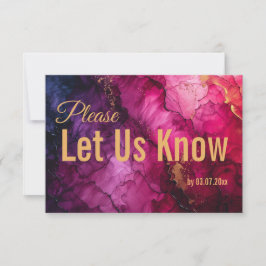 Tarjeta De Confirmación De Asistencia + Canción solicitud Elegancia Celestial Sinfonía d