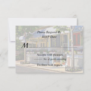 Tarjeta De Confirmación De Asistencia Cape May NJ – Restaurante en la calle Jackson