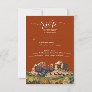 Tarjeta De Confirmación De Asistencia Catedral de la Catedral de Sedona