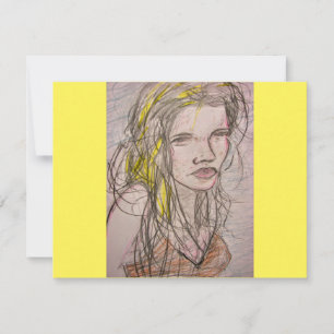 Tarjeta De Confirmación De Asistencia Chica de Sunny Beach