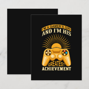 Tarjeta De Confirmación De Asistencia Chica gamer