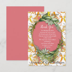 Tarjeta De Confirmación De Asistencia Chicas felices de yoga bailando gracias  