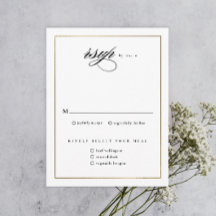Clásico Elegante Script Boda de Oro