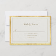 Clásico Moderno Dorado Ecru Formal Elegante Boda